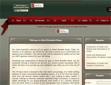 Tablet Screenshot of hotelrushabhhome.com